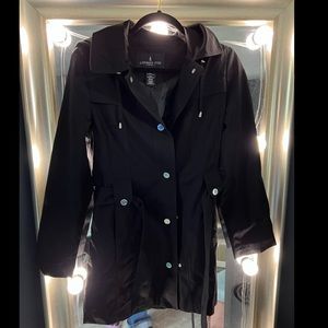 Black London Fog Trench Coat